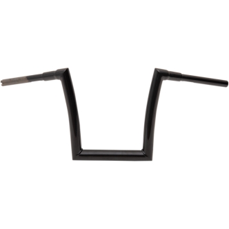 Todds Cycle 12 Inch Ape Hanger 1 1/2 Inch Diameter Strip Handlebar In Gloss Black (0601-4884)