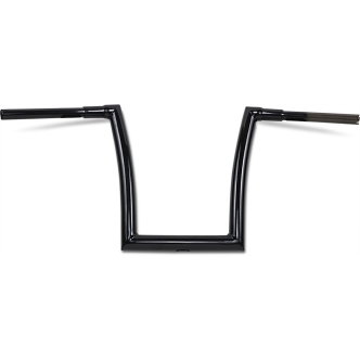 Todds Cycle 14 Inch Ape Hanger 1 1/2 Inch Diameter Strip Handlebar In Gloss Black (0601-4887)