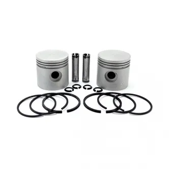 DOSS 74 Inch Replacement Flathead +.010 Inch Piston Kit For 1937-1948 74 Inch (1200cc) 3-5/16 Inch Bore 'U' Model Flathead Models (ARM614649)