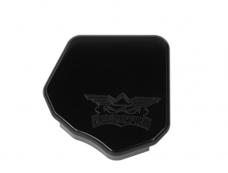 Rebuffini Kickstand Hole Cover in Black Anodised Finish For 1986-1999 Softail Models (000376N)