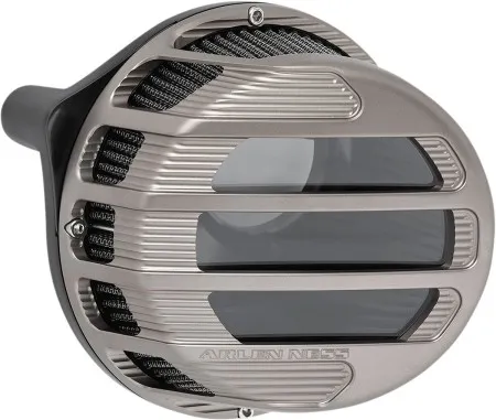 Arlen Ness Sidekick Air Cleaner Kit In Titanium Finish For Harley Davidson 1991-2022 Sportster Models (81-314)