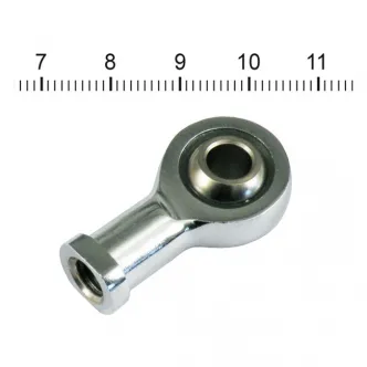 Performance Machine Ball Rod End 1/4 x 1/4-28 in Chrome Finish (0074-0003-CH)