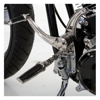 Performance Machine 2 Inch Extended Contour Forward Controls in Polished Finish For 1986-1999 Softail Models (0035-0043)