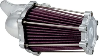 Performance Machine Fast Air Intake System in Chrome Finish For 2016-2017 Softail, 2017 FXDLS, 2008-2016 Touring Without Lower Fairing Trike (Excluding 2014-2016 Water Cooled) Models (0206-2050-CH)