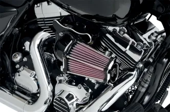 Performance Machine Fast Air Intake System in Contrast Cut Finish For 2016-2017 Softail, 2017 FXDLS, 2008-2016 Touring Without Lower Fairing, Trike (Excluding 2014-2016 Water Cooled) Models (0206-2050-BM)