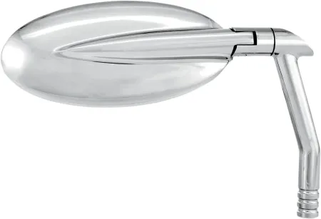 Performance Machine Oval Vision Mirror Assembly in Chrome Finish Fits Left & Right Side (Sold Singly) (0064-2029-CH)