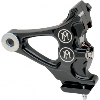 Performance Machine Integrated 4 Piston Caliper & Bracket Differential Bore in Contrast Cut Finish For 2000-2007 Softail (With 150mm Tire) Models (1285-0076-BM)