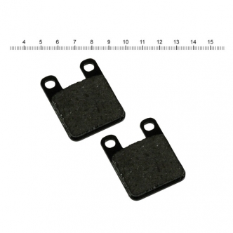 Performance Machine Pair Of Replacement Sintered Brake Pads For 125X2, 125X4S & 125X4SL Caliper (0052-1601DR)