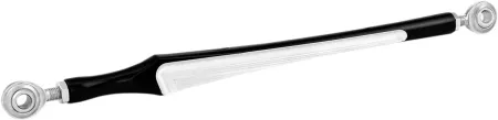 Performance Machine Scallop Aluminium Shift Rod in Contrast Cut Finish Including Chrome Rod Ends & Hardware For 1986-2017 Softail (Excluding 1997-1999 FLSTS), 1986-2017 FLT/Touring Models (0034-0058SCA-BM)