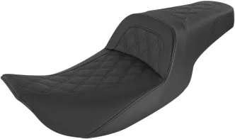 Saddlemen Slim Lattice Stitch Seat For Harley Davidson 1997-2007 FLHR & FLHX Models (897-06-162)