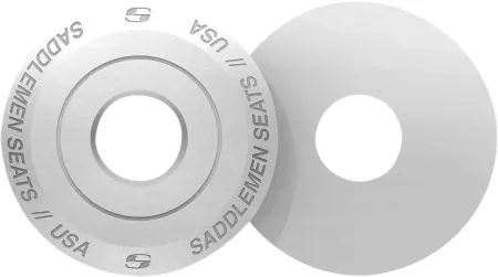 Saddlemen Seat Fender Washer In White For Harley Davidson (14707WE)