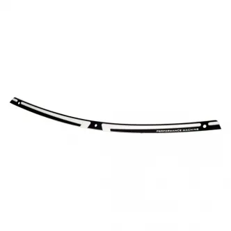 Performance Machine Scallop Windscreen Trim in Black Ops Finish For 2014-2017 Touring (excluding FLHR, FLHRC, FLTR) Models (0209-2016SCA-SMB)