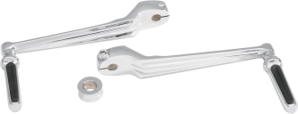 Performance Machine Shift Lever & Spacer in Chrome Finish With 2 Machined Aluminium Shift Levers & Spacers For 1983-2020 FLT/Touring, 2000-2017 FLST Softail Models (0034-1081-CH)