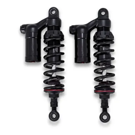 Progressive Suspension 990 Series 13.5 Inch Standard Duty Shocks in Black Finish For Harley Davidson 1999-2005 FXD/FXDWG Models (990-1011)