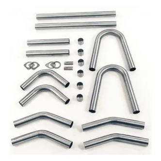 Paughco Build Your Pipe Kit, 1-3/4 Inch Diameter Pipes Mild Steel Tubing For 1966-1984 Shovelhead & Shovels With STD Development Heads Models (723BYOP)