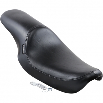 Le Pera Silhouette Smooth Foam 10 Inch Rider Width Seat in Black For 1993-1995 Dyna FXDWG Models (L-863)