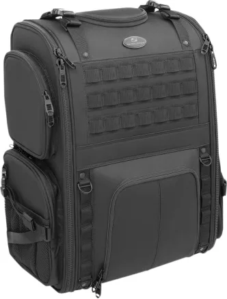 Saddlemen S3500 Tactical Sissy Bar Bag in Black Finish (EX000040A)