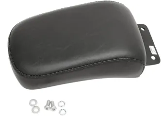 Le Pera Bare Bones Smooth Foam Pillion Pad 7 Inch Wide in Black For 2000-2007 Softail With Up To 150mm Tire, Frame Mounted (Excluding FXSTD Deuce) Models (LX-007P)