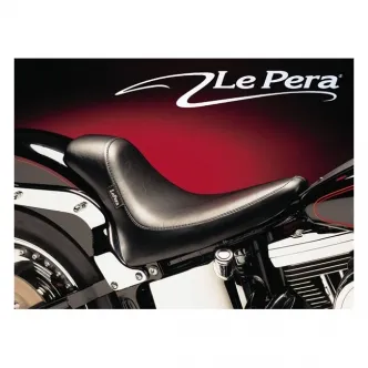 Le Pera Silhouette Bullet Foam Solo Seat 10 Inch Wide in Black For 1984-1999 Softail Models (LN-280)