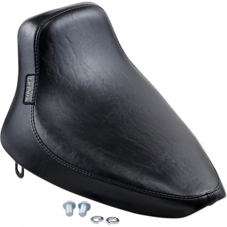 Le Pera Silhouette Smooth Biker Gel Solo Seat 10.5 Inch Wide in Black For 1984-1999 Softail Models (LGN-850)