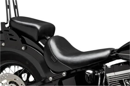 Le Pera Bare Bones Smooth Foam Pillion Pad 9 Inch Wide in Black For 2006-2017 Softail With 200mm Tire Models (LKS-007PDX)