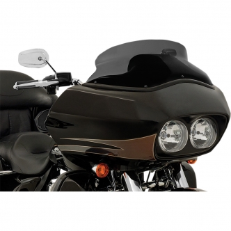 Memphis Shades 6.5 Inch Black Opaque Windshield Spoiler For OEM-Fairing For Harley Davidson 1998-2013 FLTR/FLTRX & FLTRU Models (MEP85511)