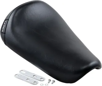 Le Pera Bare Bones Smooth Biker Gel Solo Seat 9.5 Inch Wide in Black For 1982-2003 XL Sportster Models (LG-006)