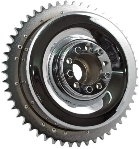 Doss Rear Drum Brake In Chrome Finish For Harley Davidson 1937-1957 Big Twin Models (41400-37) (30-493)