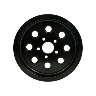 DOSS Pulley Cover With Holes 65 Teeth in Matte Black Finish For 1982-1999 B.T., TC (With 65 Teeth OEM Wheel Pulley) Models (ARM458215)