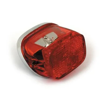 Doss Laydown Led Taillight With Red Lens For Harley Davidson 1973-1998 Models (68008-73A) (68008-73B) (71045B)
