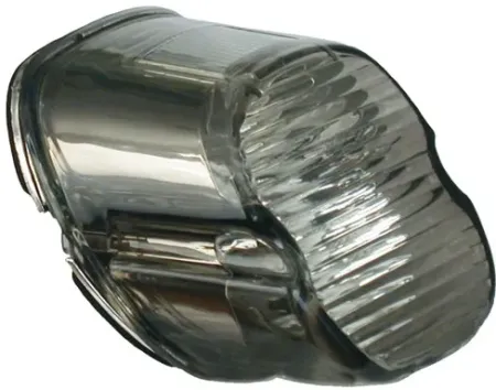 Doss Laydown Taillight With Smoke Horizontal Lens Optics And Top License Plate Window For Harley Davidson 1999-2003 Models (31-636)