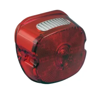 Doss ECE Laydown Led Taillight With Red Lens For Harley Davidson 1999-2017 Dyna, 2000-2017 Softail 1999-2020 Sportster, 1999-2023 Touring (ARM335915)