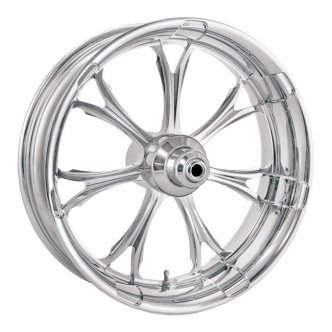 Performance Machine 18 x 3.5 Inch Front Paramount Wheel In Chrome For Harley Davidson 2000-2005 FXDWG, 2000-2006 FXSTD/B & 2000-2006 FXST Models (1227-7806R-PAR-CH)