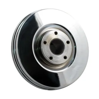 Doss Front Drum Brake In Chrome Finish For Harley Davidson 1967-1971 Big Twin Models (44111-67) (19413)