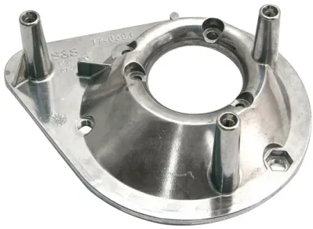 S&S, Back Plate For S&S E/g Air Cleaner Cover For 1955-1985 HD Big Twin And Sportster Models (17-0330)