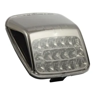 Doss ECE Laydown 'SHARK TOOTH' Spider Led Taillight With Light Smoke Lens For Harley Davidson 2002-2011 V-Rod Models (253-371)