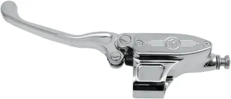 Performance Machine 11/16 Contour Hydraulic Clutch Master Cylinder in Chrome Finish For 2007-2020 Harley Davidson Starter Interrupt Switch Style Models (0062-2917-CH)