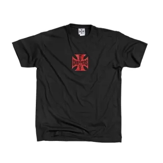 West Coast Choppers OG Classic T-shirt Black/Red Size Large (ARM712759)