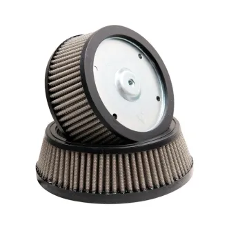 Arlen Ness Big Sucker Stage I Replacement Synthetic Air Filter Element For Harley Davidson 1993-1999 B.T. with CV carb, 2000-2015 Softail, 1999-2017 Dyna (Excl. 2017 FXDLS) 1999-2007 FLT & 1988-2021 Sportster Models (50-084)