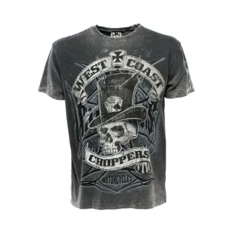 West Coast Choppers Cash Only T-shirt Black Size 2XL (WCCTS132623GR2XL)