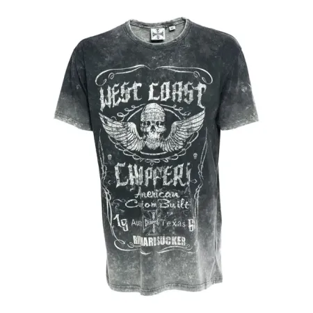 West Coast Choppers Ride Hard Sucker Vintage T-shirt Black Size XL (WCCTS132628ZWXL)
