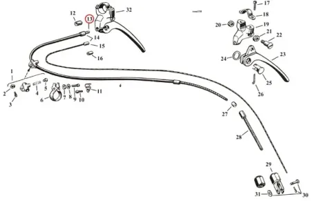 Samwel Supplies Outer Brake Cable, Front (0414302)