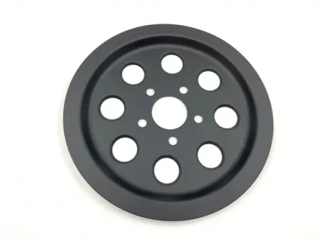 DOSS Pulley Cover In Black Finish for Harley Davidson 1991-1999 Sportster with 61 tooth pulley (40279-91A) (63439B)