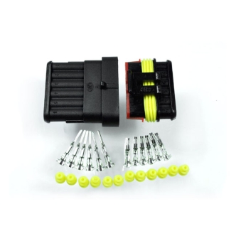 Motogadget Super Seal AMP Style 6-Pins Connector Kit (9007010)
