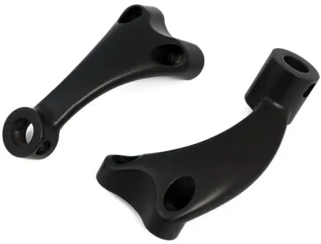 Doss Sportster Forward Control Footpeg Support Set In Black For Harley Davidson 2004-2020 Sportster Models (42971-04) (42972-04) (77701B)