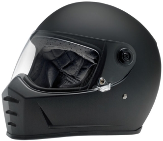 Biltwell Lane Splitter Helmet - Flat Black - Size XS (1004-201-101)