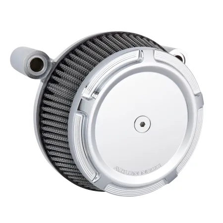 Arlen Ness Beveled Stage 1 Big Sucker Air Cleaner Kit In Chrome Finish With Synthetic Air Filter For Harley Davidson 1999-2001 FLT Models With Magneti Marelli Fuel Injection (50-848)