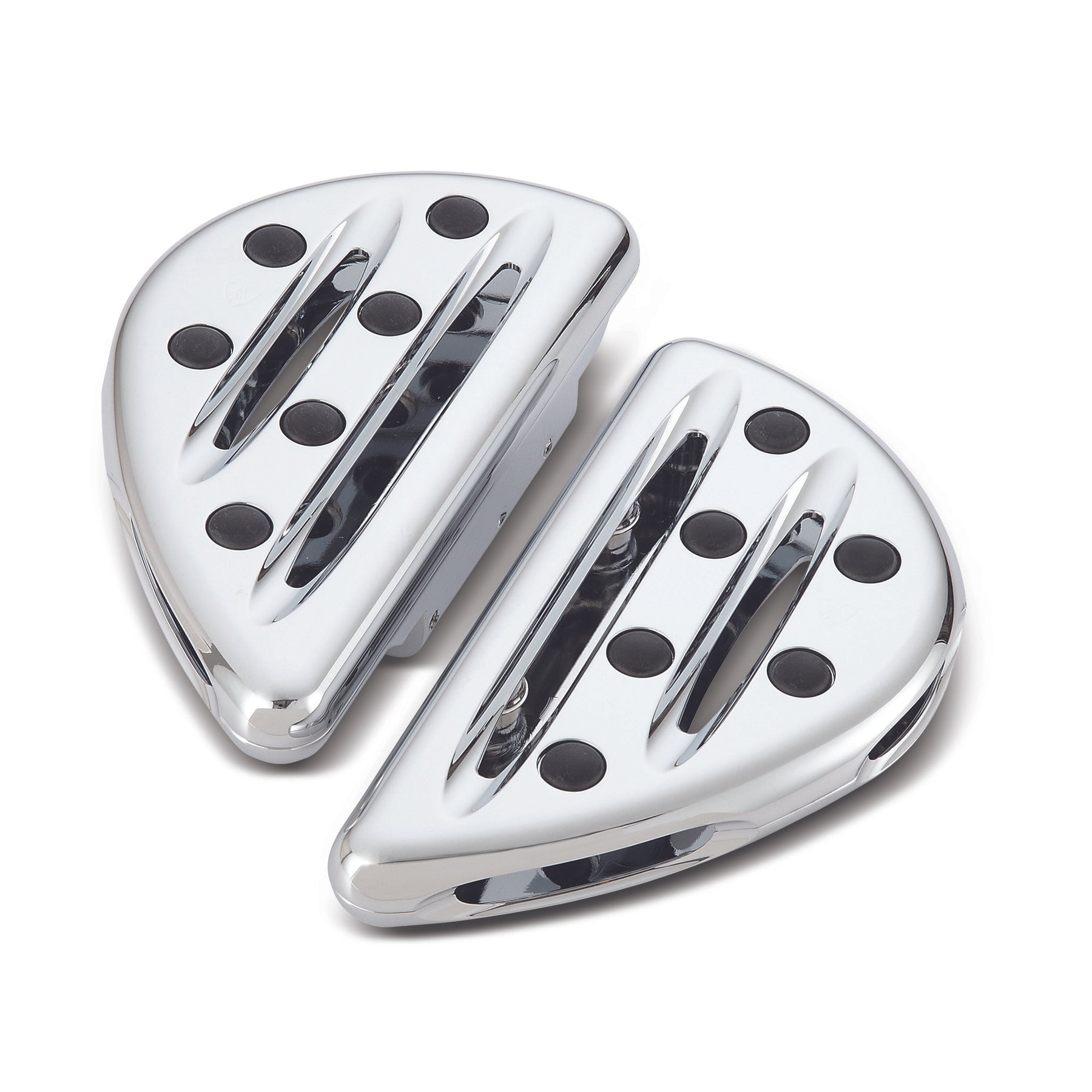 Arlen Ness Deep Cut Passenger Floorboards In Chrome For Harley Davidson