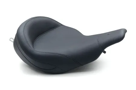 Mustang 16 Inch Wide Super Touring Solo Seat in Black For 1997-2007 FLHT Electra, FLTR Tour Glide Models (76083)