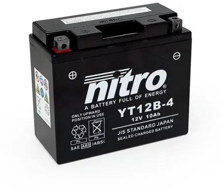 Nitro Sealed YT12B-4 Agm Battery (NT12B-4 SLA)